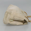 PRADA Shoulder Bag Nylon Beige Auth bs23768-4