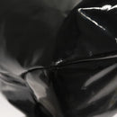 Salvatore Ferragamo Hand Bag Enamel Black Auth bs23791-9