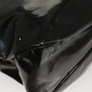 Salvatore Ferragamo Hand Bag Enamel Black Auth bs23791-15