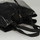 Salvatore Ferragamo Hand Bag Enamel Black Auth bs23791-6