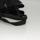 Salvatore Ferragamo Hand Bag Enamel Black Auth bs23791-7