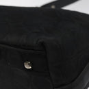 Salvatore Ferragamo Hand Bag Canvas Black Auth bs23793-9