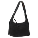 Salvatore Ferragamo Hand Bag Canvas Black Auth bs23793-1