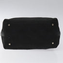 Salvatore Ferragamo Hand Bag Canvas Black Auth bs23793-5