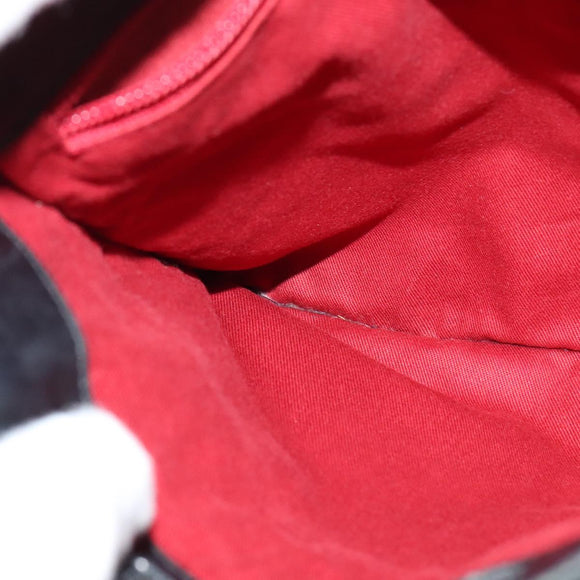 Salvatore Ferragamo Shoulder Bag Nylon Black Auth bs23806