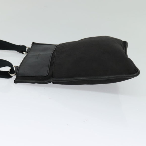 Salvatore Ferragamo Shoulder Bag Nylon Black Auth bs23806