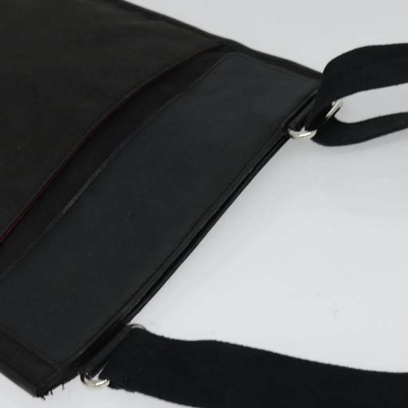 Salvatore Ferragamo Shoulder Bag Nylon Black Auth bs23806