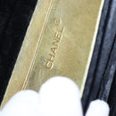 CHANEL Chain Shoulder Bag Velor Black CC Auth bs23807-19