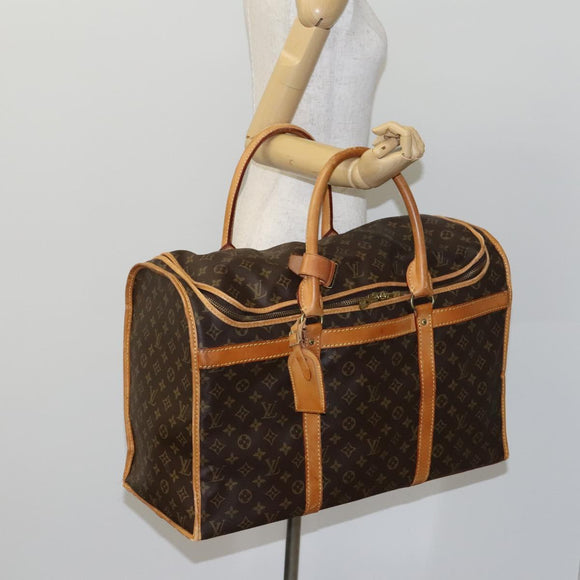 LOUIS VUITTON Monogram Sac Chasseur 55 Boston Bag M41922 LV Auth bs23811