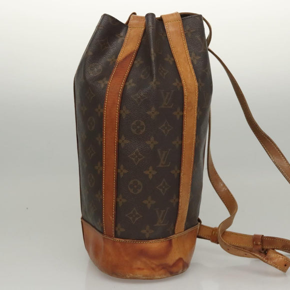LOUIS VUITTON Monogram Randonnee PM Shoulder Bag M42243 LV Auth bs23814