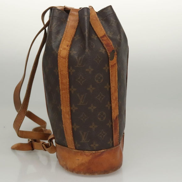 LOUIS VUITTON Monogram Randonnee PM Shoulder Bag M42243 LV Auth bs23814