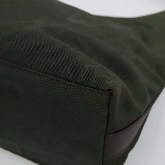 GUCCI Shoulder Bag Canvas Khaki 000 0602 Auth bs23832