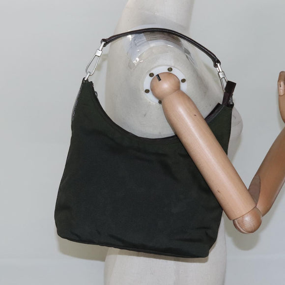GUCCI Shoulder Bag Canvas Khaki 000 0602 Auth bs23832