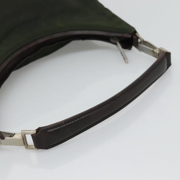 GUCCI Shoulder Bag Canvas Khaki 000 0602 Auth bs23832