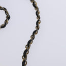 CHANEL Matelasse Chain Shoulder Bag Lamb Skin Black CC Auth bs23838-8