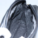 BALLY Chain Shoulder Bag Leather Black Gold Auth bs23848-19