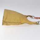 Christian Dior Canage Shoulder Bag Nylon Yellow Auth bs23852-3