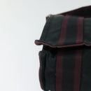 HERMES Fourre Tout Bassas PM Shoulder Bag Canvas Black Auth bs23858-10