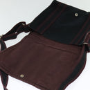 HERMES Fourre Tout Bassas PM Shoulder Bag Canvas Black Auth bs23858-14