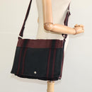 HERMES Fourre Tout Bassas PM Shoulder Bag Canvas Black Auth bs23858-21