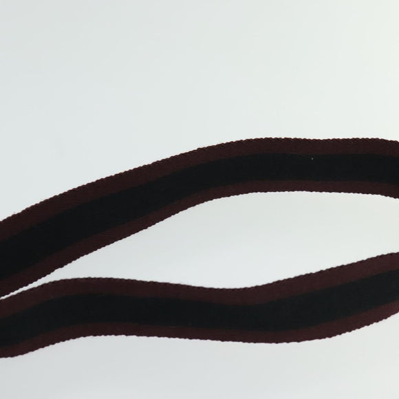 HERMES Fourre Tout Bassas PM Shoulder Bag Canvas Black Auth bs23858