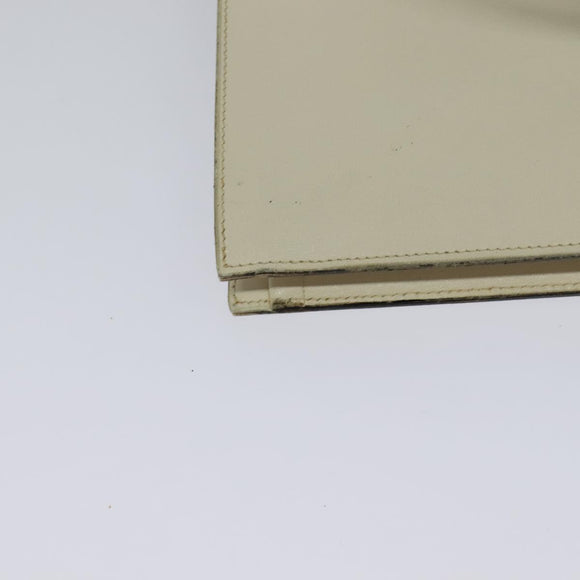 Christian Dior Shoulder Bag Leather Beige Auth bs23864
