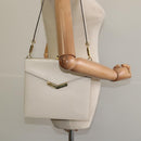 Christian Dior Shoulder Bag Leather Beige Auth bs23864-20