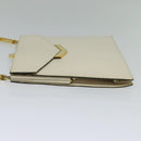 Christian Dior Shoulder Bag Leather Beige Auth bs23864-3