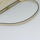 Christian Dior Shoulder Bag Leather Beige Auth bs23864-7