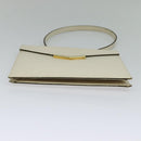 Christian Dior Shoulder Bag Leather Beige Auth bs23864-5