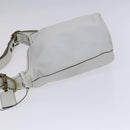 Coach Shoulder Bag Leather White Auth bs23865-4