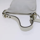 Coach Shoulder Bag Leather White Auth bs23865-7