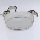 Coach Shoulder Bag Leather White Auth bs23865-5