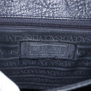 VERSACE Hand Bag Leather Black Auth bs23868-17