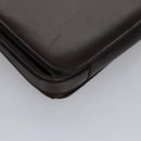 BALLY Shoulder Bag Leather Brown Gold Auth bs23873-16