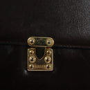 BALLY Shoulder Bag Leather Brown Gold Auth bs23873-9