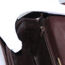 BALLY Shoulder Bag Leather Brown Gold Auth bs23873-21