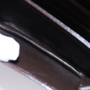 BALLY Shoulder Bag Leather Brown Gold Auth bs23873-22