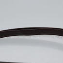 BALLY Shoulder Bag Leather Brown Gold Auth bs23873-8