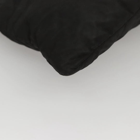 Jimmy Choo Shoulder Bag Nylon Leather Black Auth bs23874