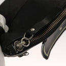 Jimmy Choo Shoulder Bag Nylon Leather Black Auth bs23874-9