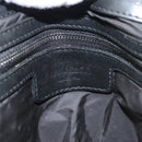 Jimmy Choo Shoulder Bag Nylon Leather Black Auth bs23874-21