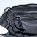 Jimmy Choo Shoulder Bag Nylon Leather Black Auth bs23874-24