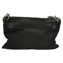 Jimmy Choo Shoulder Bag Nylon Leather Black Auth bs23874-2