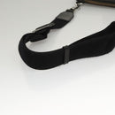 Jimmy Choo Shoulder Bag Nylon Leather Black Auth bs23874-7