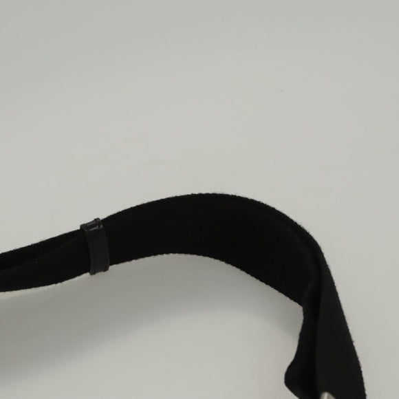 Jimmy Choo Shoulder Bag Nylon Leather Black Auth bs23874