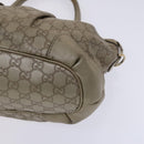 GUCCI GG Canvas Guccissima Hand Bag 2way Beige 247902 Auth bs23882-14
