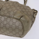 GUCCI GG Canvas Guccissima Hand Bag 2way Beige 247902 Auth bs23882-9