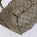 GUCCI GG Canvas Guccissima Hand Bag 2way Beige 247902 Auth bs23882-16
