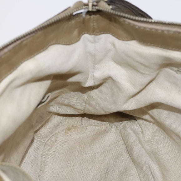 GUCCI GG Canvas Guccissima Hand Bag 2way Beige 247902 Auth bs23882